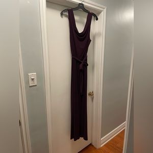 Tiana B. - Purple Jumpsuit - Sleeveless - 95% Polyester & 5% Spandex - NWT